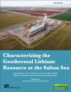 Characterizing the Geothermal Lithium Resource at the Salton Sea